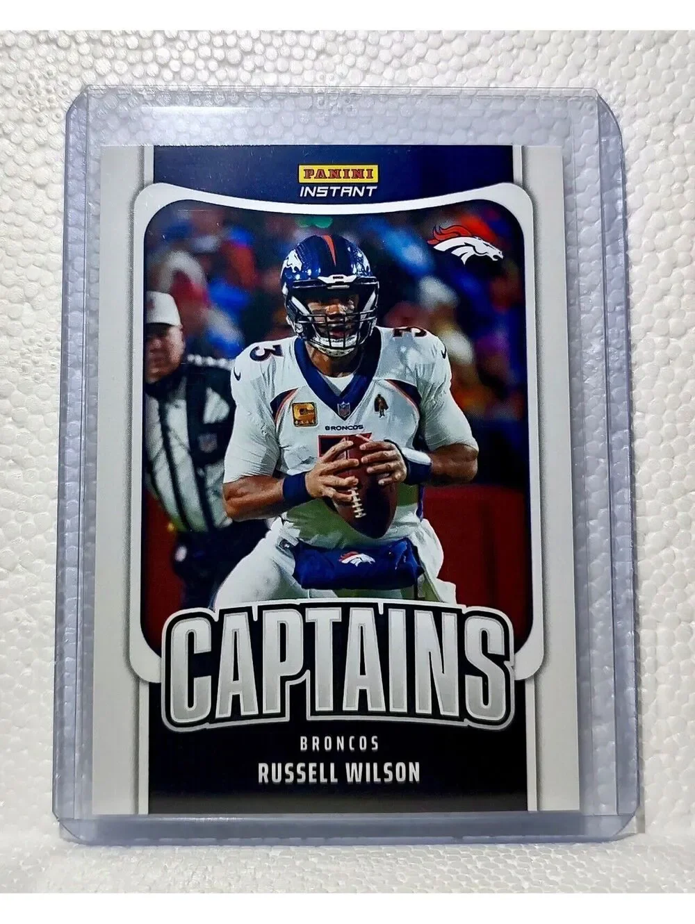 Russell Wilson 2023 Panini NFL Captain #10 Football Card Denver Broncos 1/331